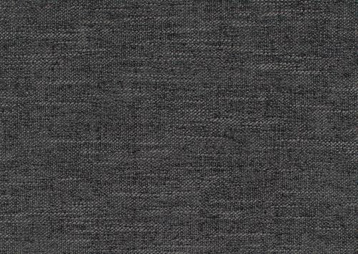 ECKSOFA in Webstoff Anthrazit  - Anthrazit/Schwarz, Design, Textil/Metall (289/180cm) - Stylife