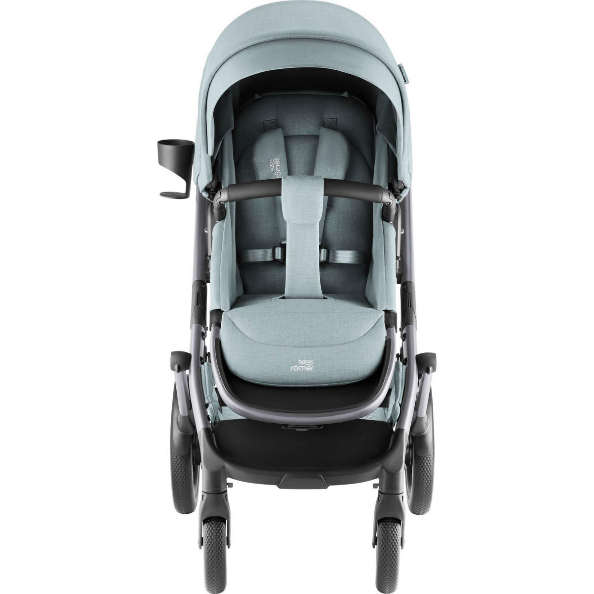 KINDERWAGEN  Smile 5Z  Harbor Blue  - Pastellblau/Grau, Basics, Textil/Metall (57/112/97.7cm) - Britax Römer