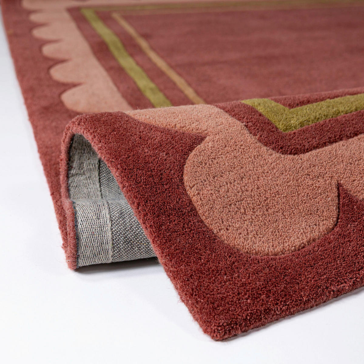 WOLLTEPPICH 80/230 cm Lois Dunkelrot rechteckig  - Dunkelrot, Basics, Textil (80/230cm) - Flair Rugs