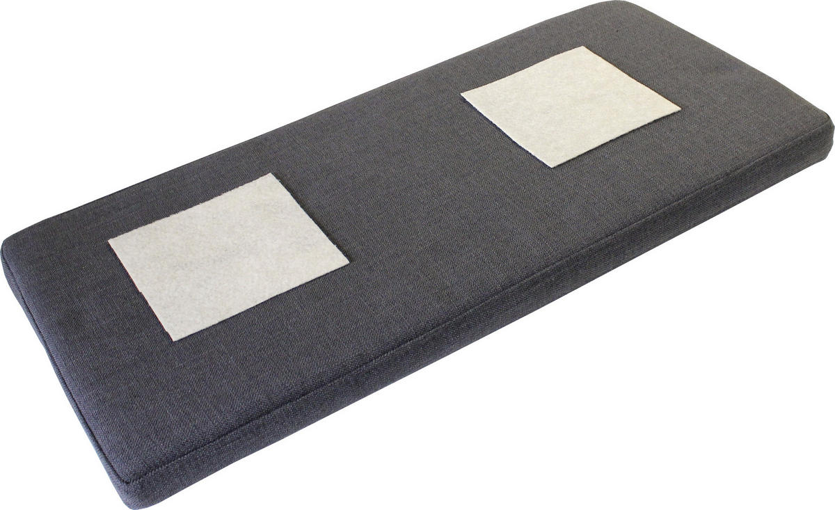 SITZKISSEN  - Anthrazit, Design, Textil (95/6/35cm) - Carryhome