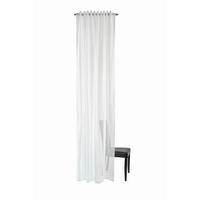 FERTIGVORHANG  transparent  140/245 cm   - Weiß, KONVENTIONELL, Textil (140/245cm)