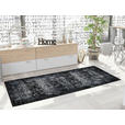 LÄUFER 80/200 cm Calais Grau, Schwarz  - Schwarz/Grau, Design, Textil (80/200cm) - Dieter Knoll