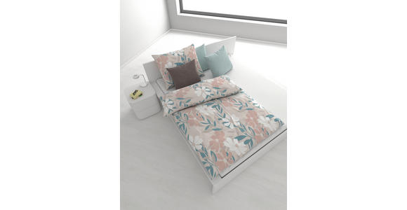 BETTWÄSCHE Mikrofaser 140/200 cm  - Blau/Rosa, Textil (140/200cm) - Boxxx