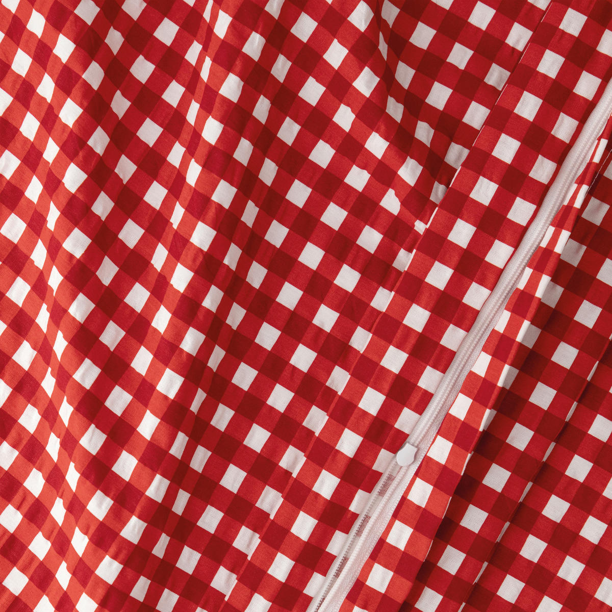 BETTWÄSCHE Seersucker 140/200 cm  - Rot/Weiß, Trend, Textil (140/200cm) - Florella