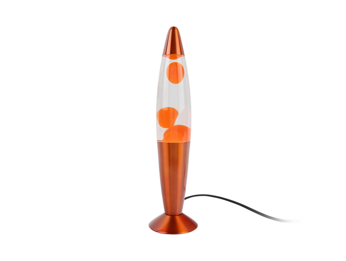 LAVALEUCHTE Funky Rocket 8.6/8.6/35.5 cm   - Orange, Basics, Glas (8.6/8.6/35.5cm) - Leitmotiv