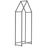 KAMINHOLZREGAL 45/121/23 cm  Metall  - Schwarz, Basics, Metall (45/121/23cm) - Landscape