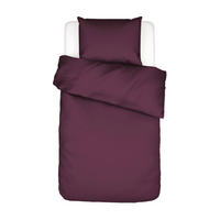 BETTWÄSCHE Satin 155/220 cm  - Aubergine, Basics, Textil (155/220cm) - Essenza