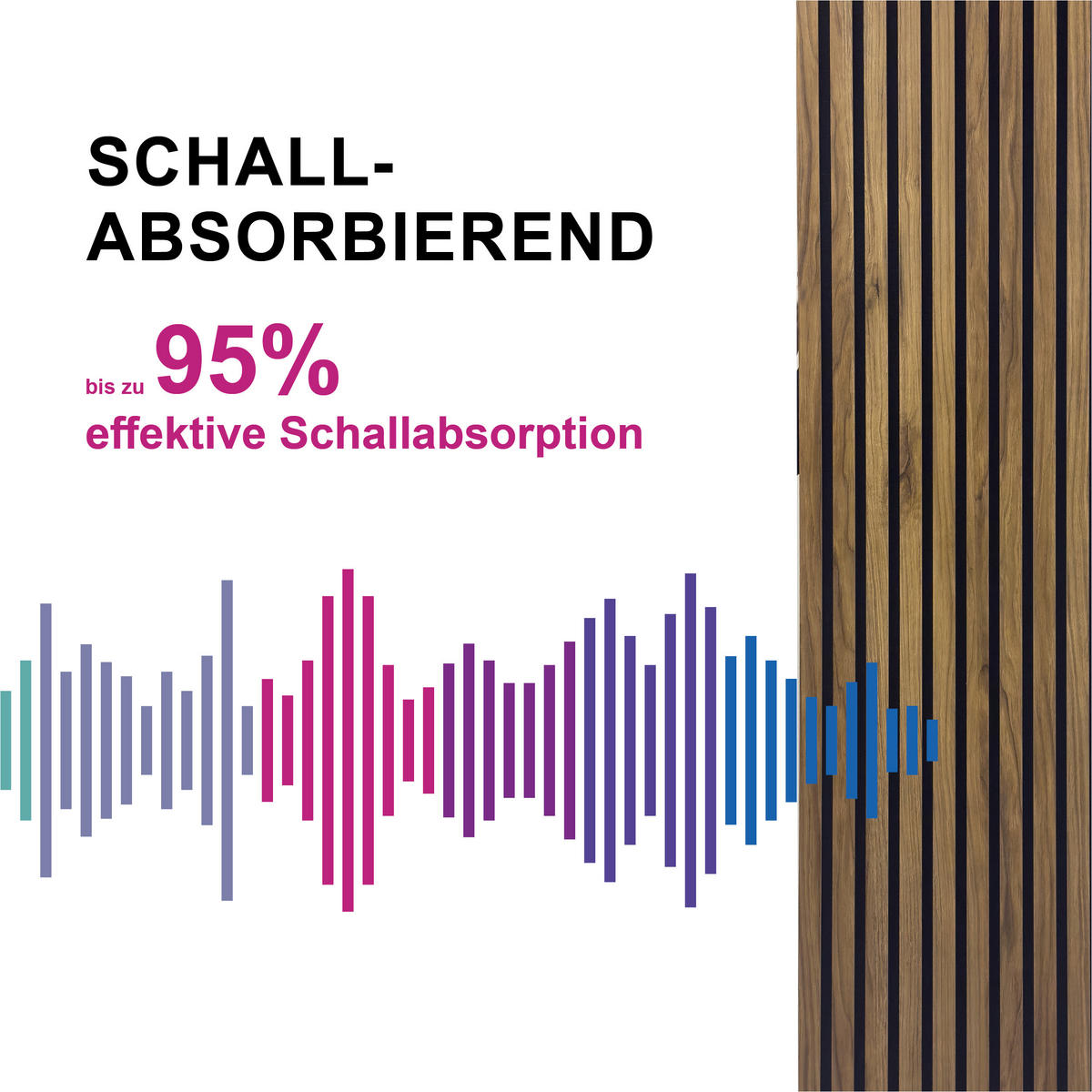 AKUSTIKPANEEL Economico  - Eichefarben, Basics, Holzwerkstoff/Kunststoff (240/38/1,65cm)