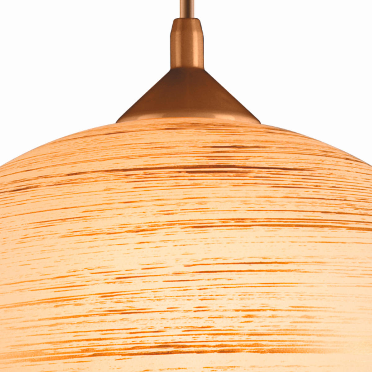 PENDELLEUCHTE 30/70 cm  - Goldfarben, Basics, Glas/Kunststoff (30/70cm)
