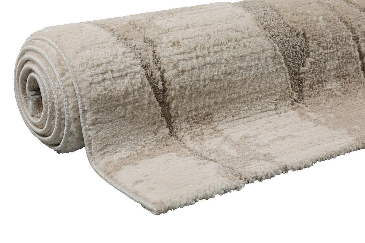 WEBTEPPICH 80/150 cm Fynn Creme, Beige  - Beige/Creme, Design, Textil (80/150cm) - WECON HOME