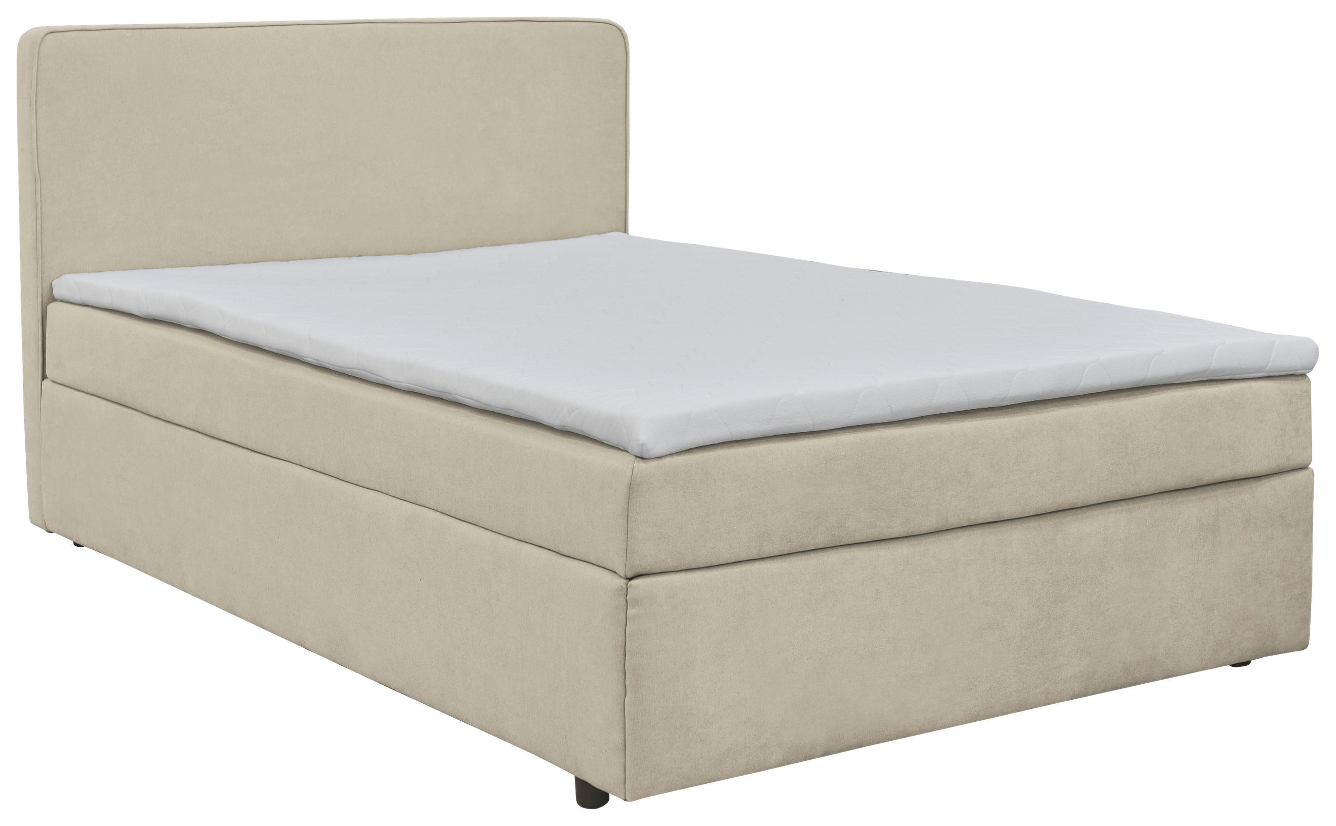 BOXBETT 140/200 cm  in Beige  - Beige/Schwarz, MODERN, Holz/Kunststoff (140/200cm) - MID.YOU
