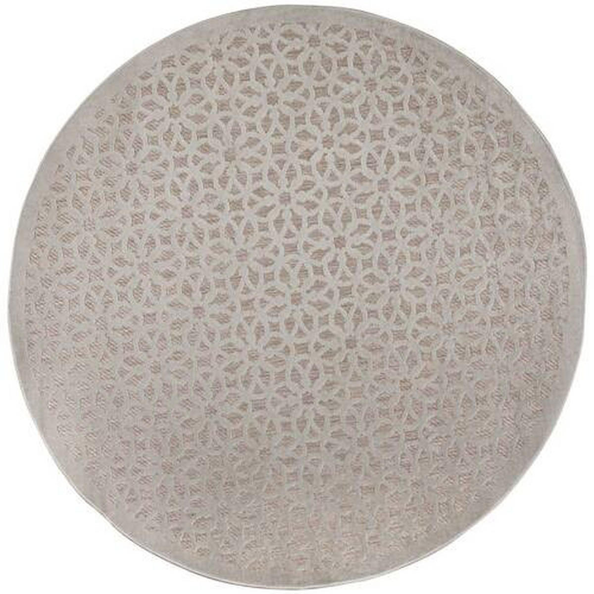 OUTDOORTEPPICH 160/160 cm Piatto Silberfarben  - Silberfarben, Basics, Textil (160/160cm) - Xora