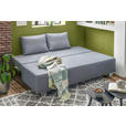 SCHLAFSOFA  in Grau  - Chromfarben/Grau, Design, Textil/Metall (197/88/89cm) - Xora