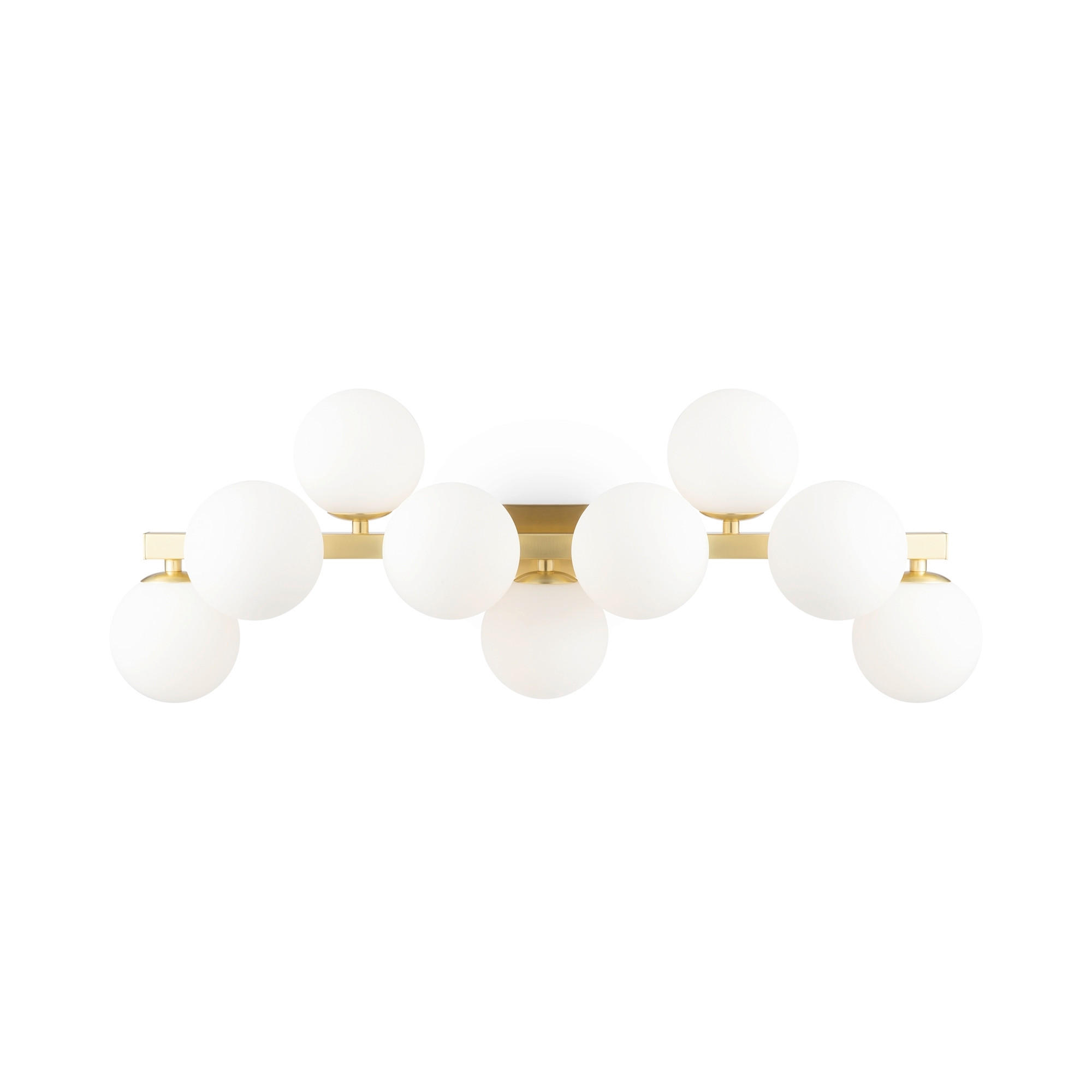 WANDLEUCHTE Modern   - Goldfarben/Weiß, Trend, Glas/Metall (24/66/23cm) - MAYTONI