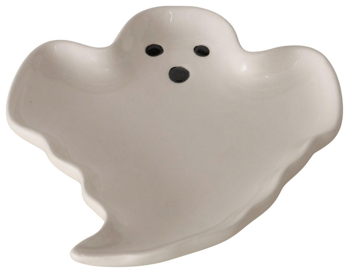 TANIER DUCH HALLOWEEN   20/16 cm  - čierna/biela, Basics, keramika (20/16cm)