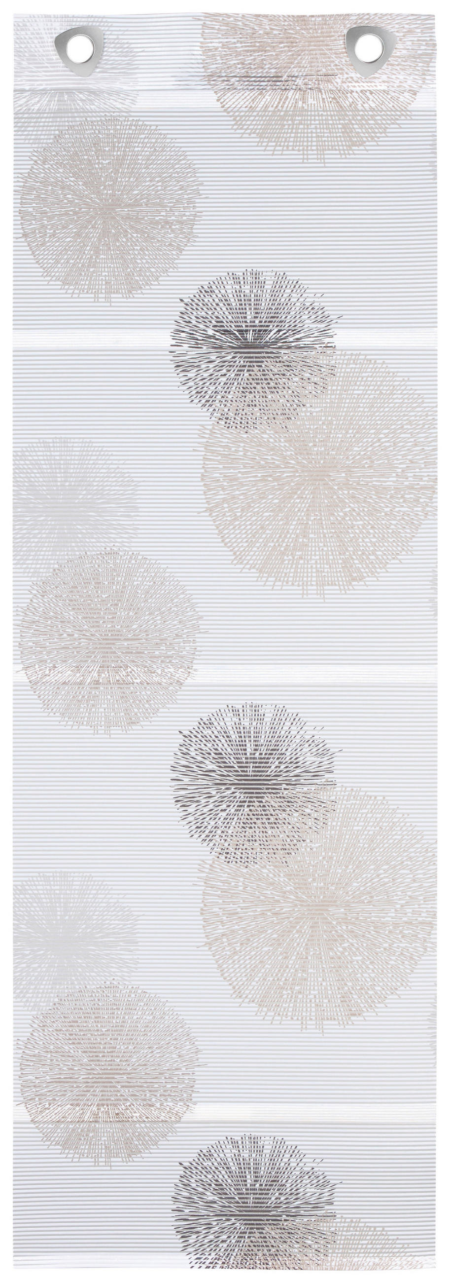 MAGNETROLLO  halbtransparent  45/130 cm    - Grau, Basics, Textil (45/130cm) - Novel