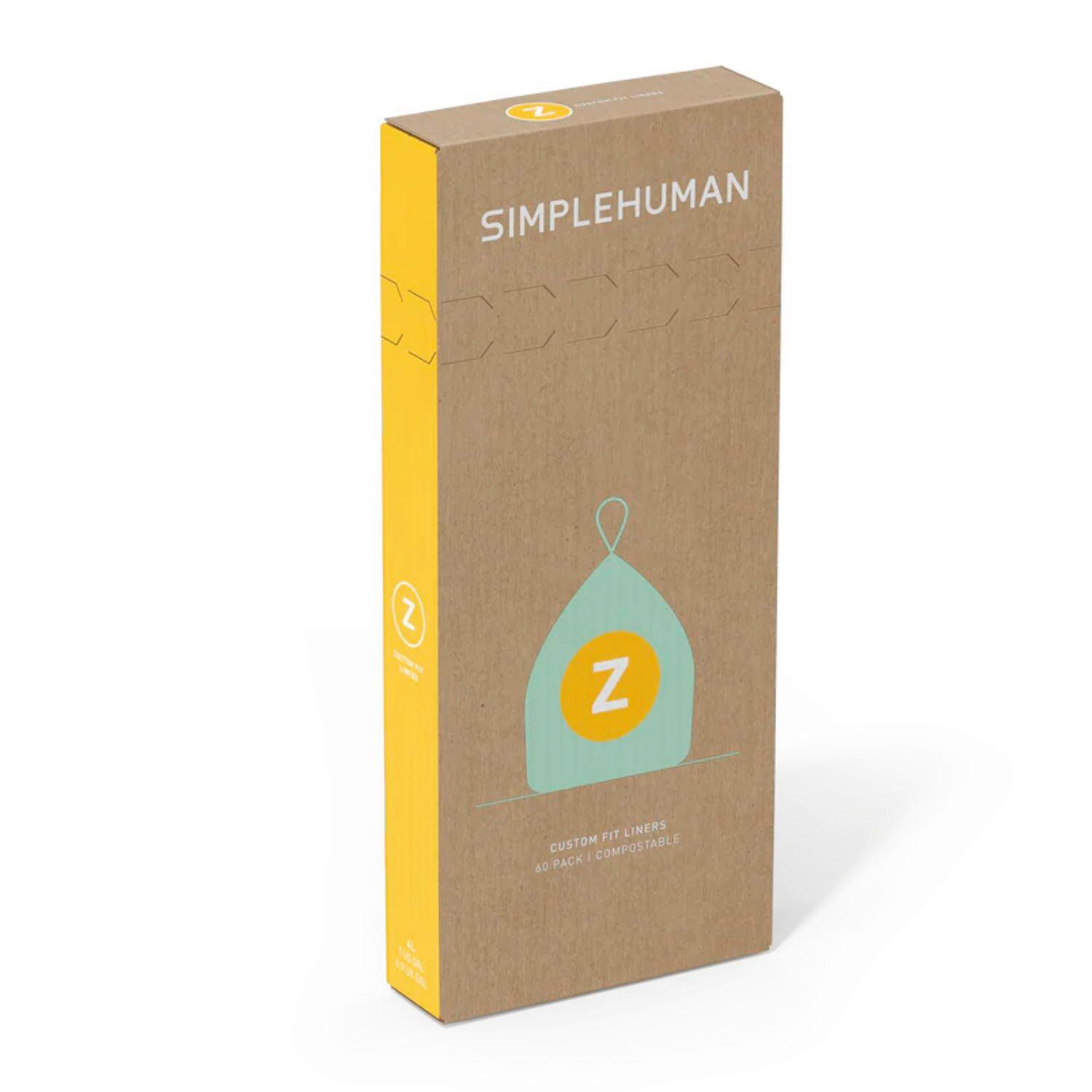 KOMPOSTOVATELNÝ SÁČEK  4L l - světle zelená, Basics, plast (4Ll) - Simplehuman
