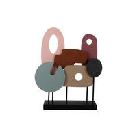 SKULPTUR - Multicolor, Basics, Holzwerkstoff (9.5/36/44cm) - Present Time