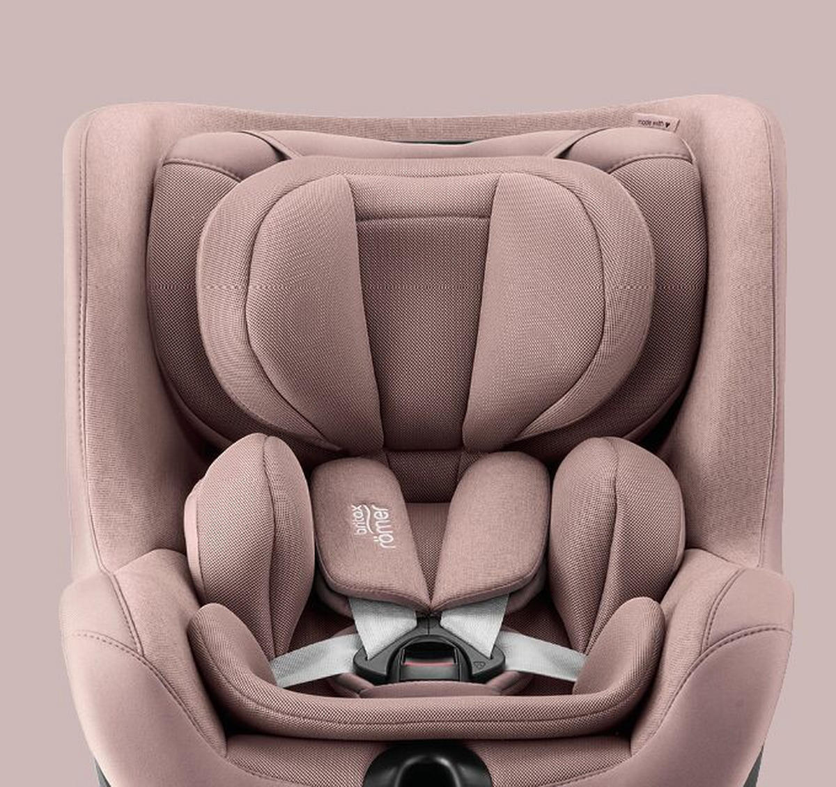 REBOARDER-KINDERSITZ DUALFIX PRO  - Altrosa, Basics, Kunststoff/Textil (44/48/74cm) - Britax Römer