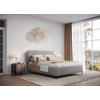 POLSTERBETT 140/200 cm  in Graphitfarben  - Graphitfarben/Schwarz, Modern, Holz/Holzwerkstoff (140/200cm) - MID.YOU