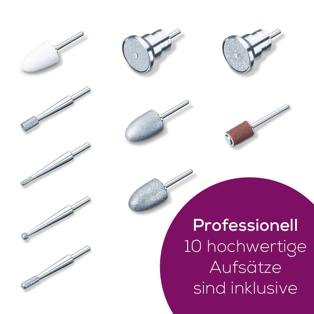 MANIKÜRESET - Weiss, Basics (25,5/25,6/12,4cm) - Beurer