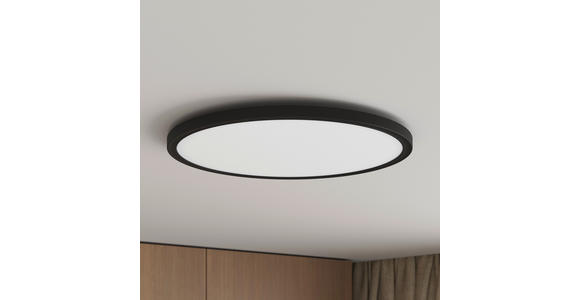 LED-DECKENLEUCHTE 42/2,9 cm   - Schwarz, Basics, Kunststoff (42/2,9cm) - Novel