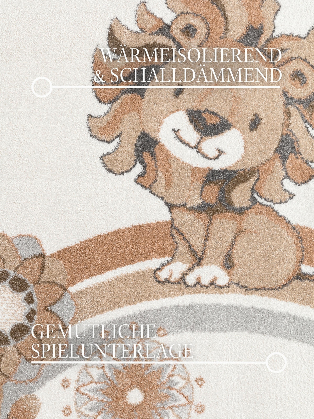 KINDERTEPPICH 160/230 cm Boho Kids  - Hellbraun/Multicolor, Basics, Kunststoff (160/230cm) - Villeroy & Boch