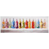 ÖLGEMÄLDE Essen & Trinken  - Multicolor, LIFESTYLE, Holz/Textil (50/150cm) - Monee