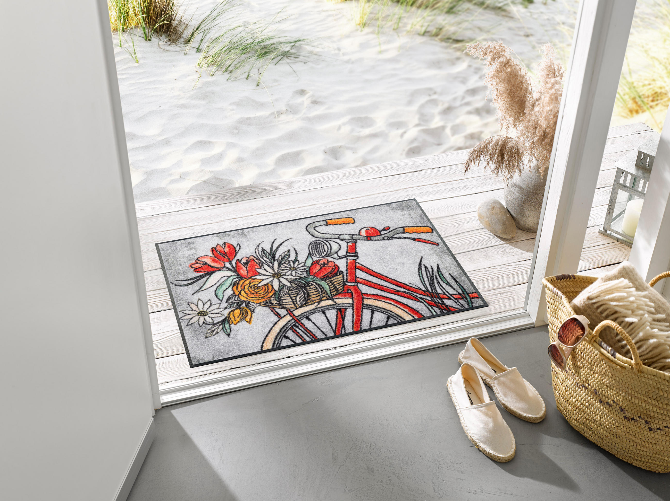 DVEŘNÍ ROHOŽKA, 50/75 cm - vícebarevná, Konvenční, textil/plast (50/75cm) - Esposa