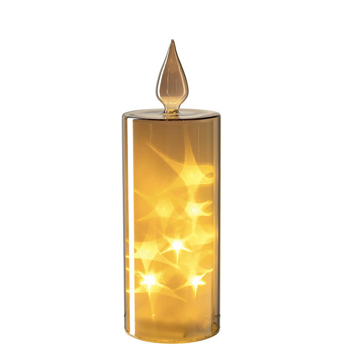 LED SVÍČKA kov, plast   - barvy zlata, Lifestyle, kov/plast (9,00/27,00/9,00cm) - Leonardo