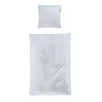 BETTWÄSCHE Makosatin 155/200 cm  - Weiß, KONVENTIONELL, Textil (155/200cm) - Irisette