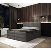 BOXSPRINGBETT 180/200 cm  in Anthrazit  - Anthrazit/Schwarz, Modern, Holz/Holzwerkstoff (180/200cm) - MID.YOU