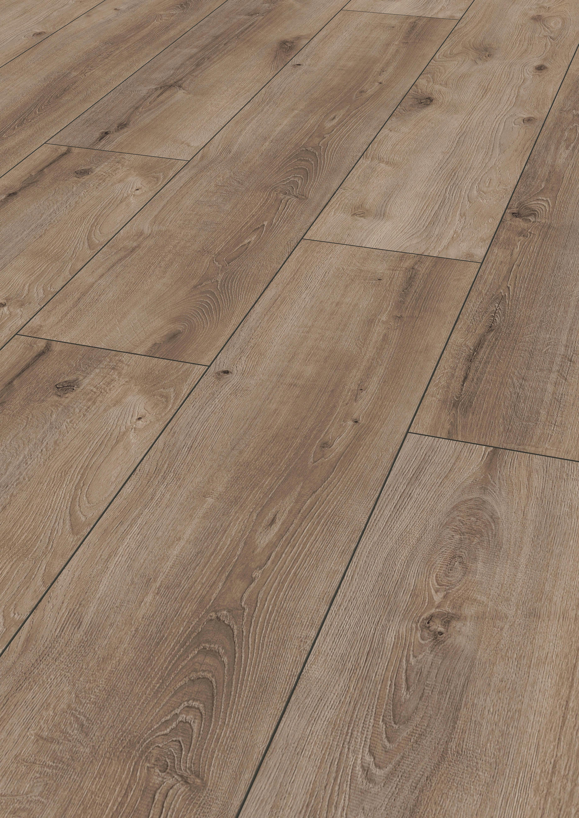 LAMINATBODEN Exquisit Plus  - Eichefarben, KONVENTIONELL, Holz (138.0/24.4/0.8cm)