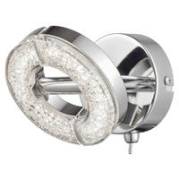 LED ZÁŘIČ, 10/10 cm  - Design, kov/plast (10/10cm) - Novel