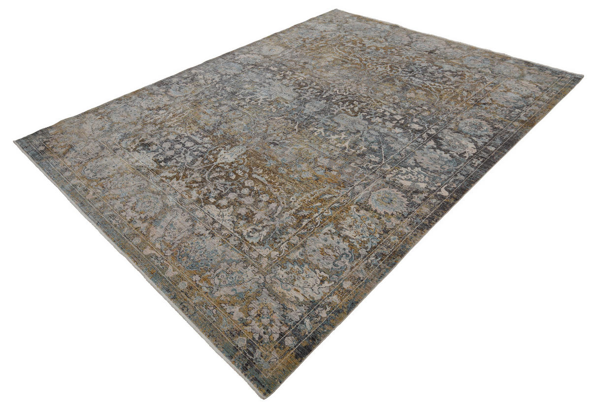 VINTAGE-TEPPICH 200/290 cm Paulien  - Blau/Grau, Lifestyle, Kunststoff/Textil (200/290cm) - Dieter Knoll