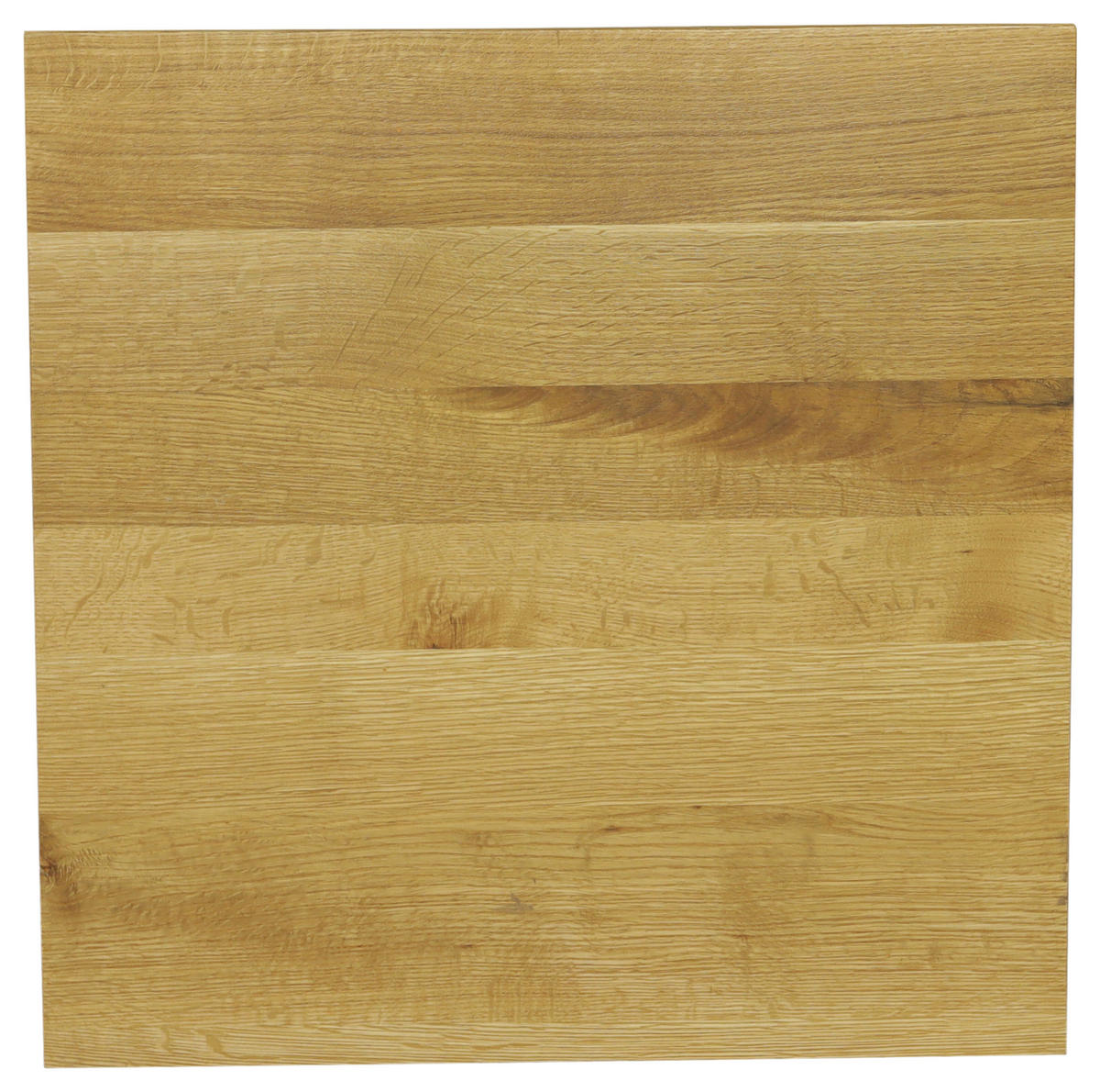 BISTROTISCH 60/60/76 cm Echtholz  Holz, Metall  - Eichefarben/Schwarz, MODERN, Holz/Metall (60/60/76cm) - Livetastic