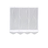 BÄNDCHENROLLO  halbtransparent  140/170 cm    - Silberfarben/Weiß, KONVENTIONELL, Textil (140/170cm)