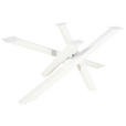 TISCHGESTELL in Metall 160/70/72 cm - Creme, Design, Metall (160/70/72cm) - Landscape