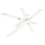 TISCHGESTELL in Metall 160/70/72 cm   - Creme, Design, Metall (160/70/72cm) - Landscape