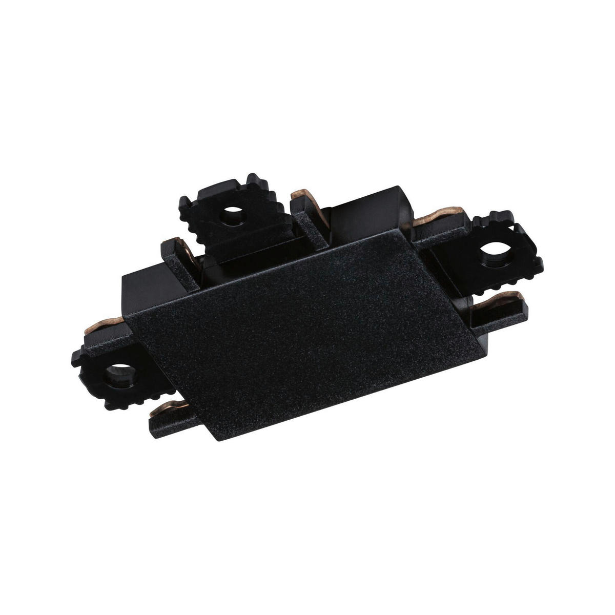 SCHIENENSYSTEM-VERBINDER Veya 5,4/0,6/3,4 cm  - Schwarz, Design, Kunststoff (5,4/0,6/3,4cm) - Paulmann