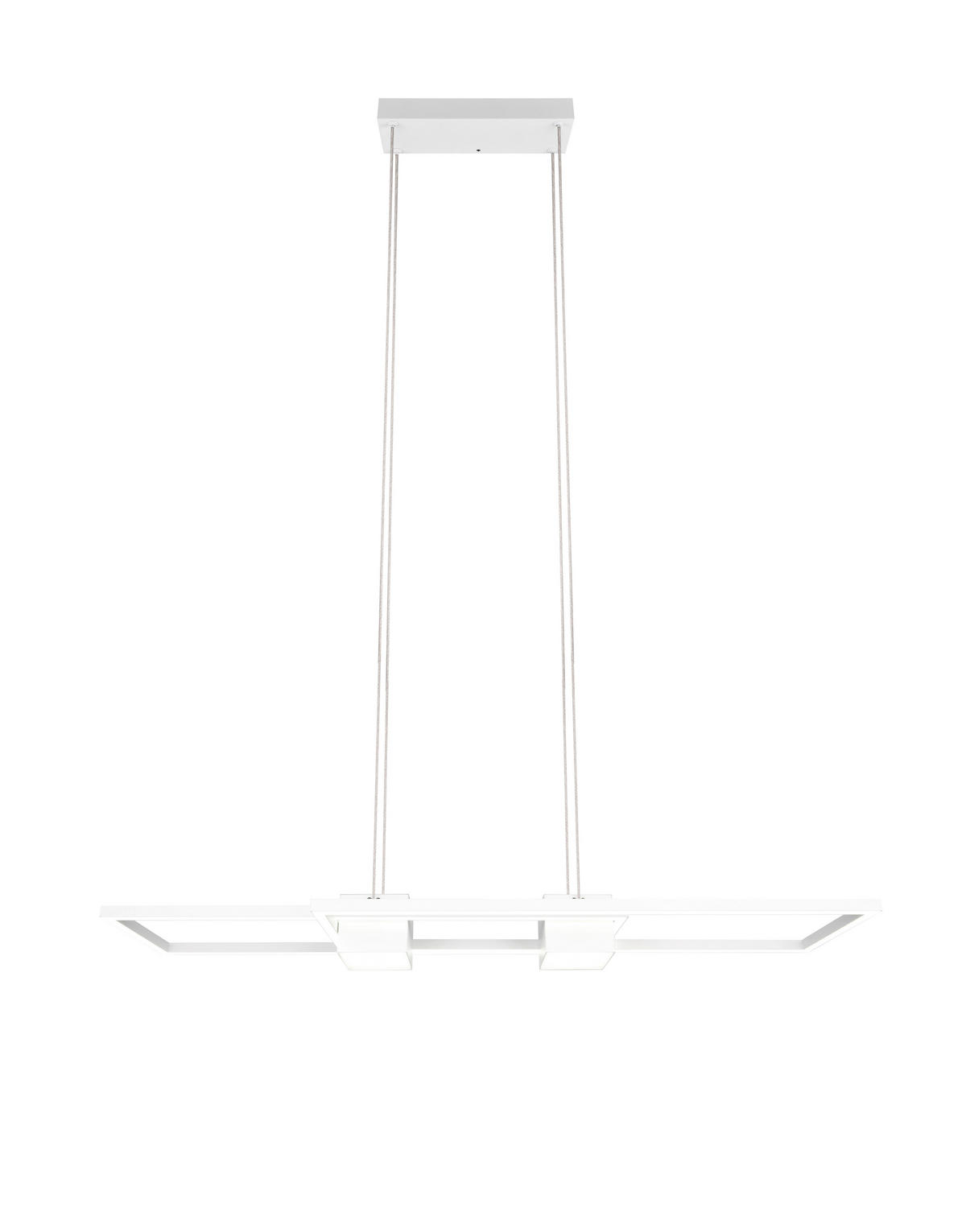 LED-PENDELLAMPA Albany 100/28/150 cm  - vit, Design, metall (100/28/150cm) - Trio Leuchten