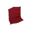 SESSELAUFLAGENSET Uni  - Kirschrot, Basics, Textil (50/7/120cm)