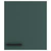 KÜCHENOBERSCHRANK 50/57,6/34,6 cm  in Anthrazit, Dunkelgrün  - Dunkelgrün/Anthrazit, Basics, Holzwerkstoff/Metall (50/57,6/34,6cm) - Optifit