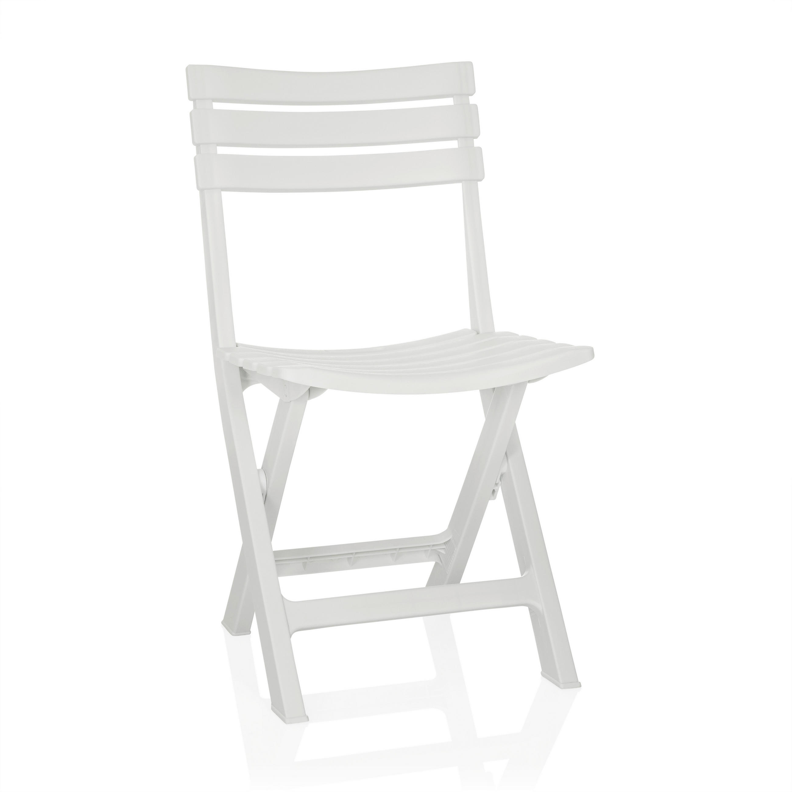 KLAPPSTUHL Weiß  - Weiß, MODERN, Kunststoff (42/80/45,5cm) - MID.YOU