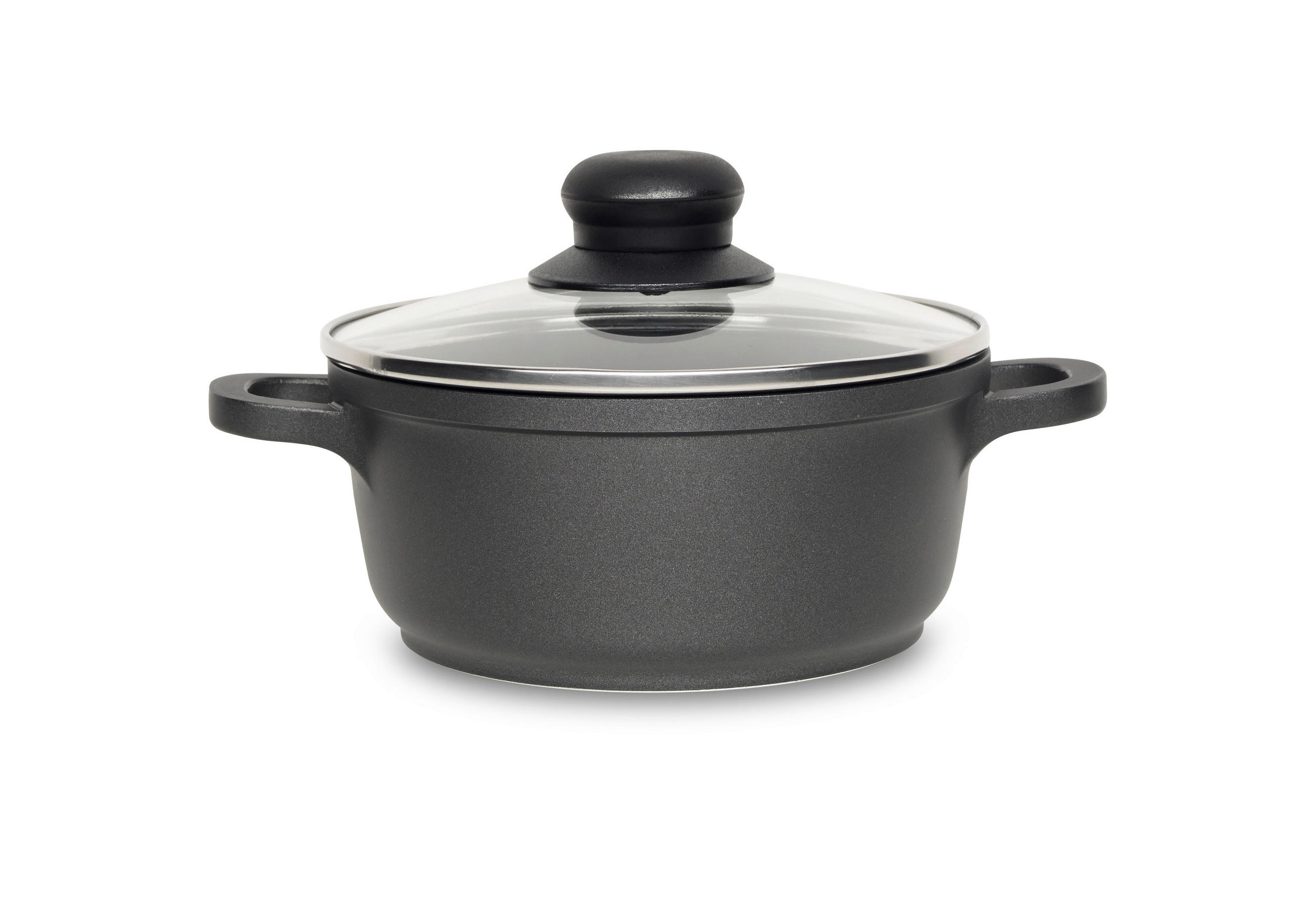 KOCHTOPF Turin 1,05 l  - Klar/Edelstahlfarben, Konventionell, Glas/Kunststoff (16/7,5cm) - Homeware Profession.