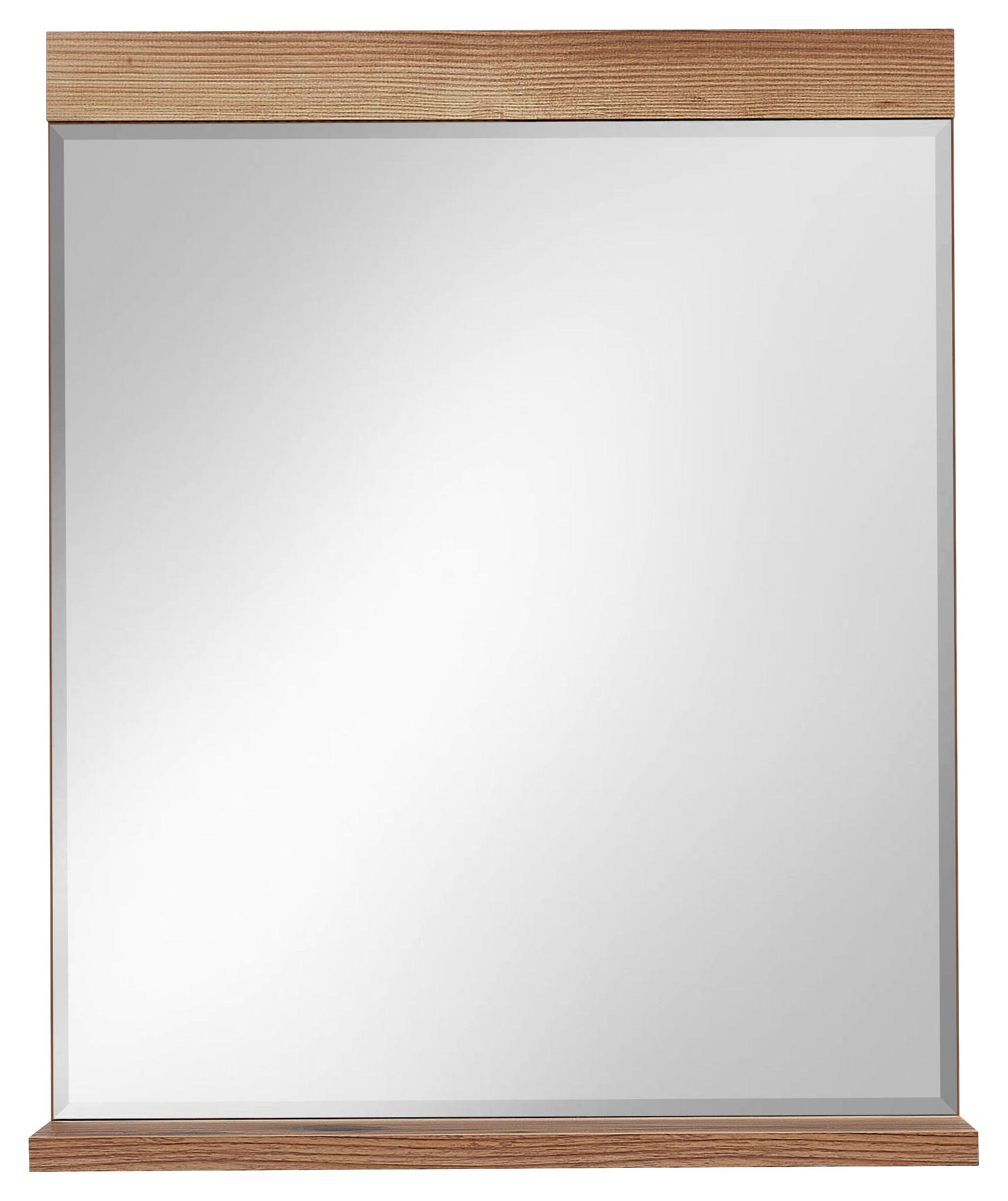 WANDSPIEGEL 60/75/15 cm - Kieferfarben, KONVENTIONELL, Glas/Holzwerkstoff (60/75/15cm) - MID.YOU