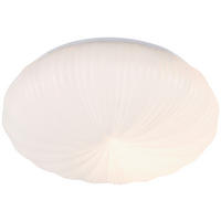 DECKENLEUCHTE  52/15.5 cm    - Weiß, Design, Kunststoff/Metall (52/15.5cm) - Collet's Monde