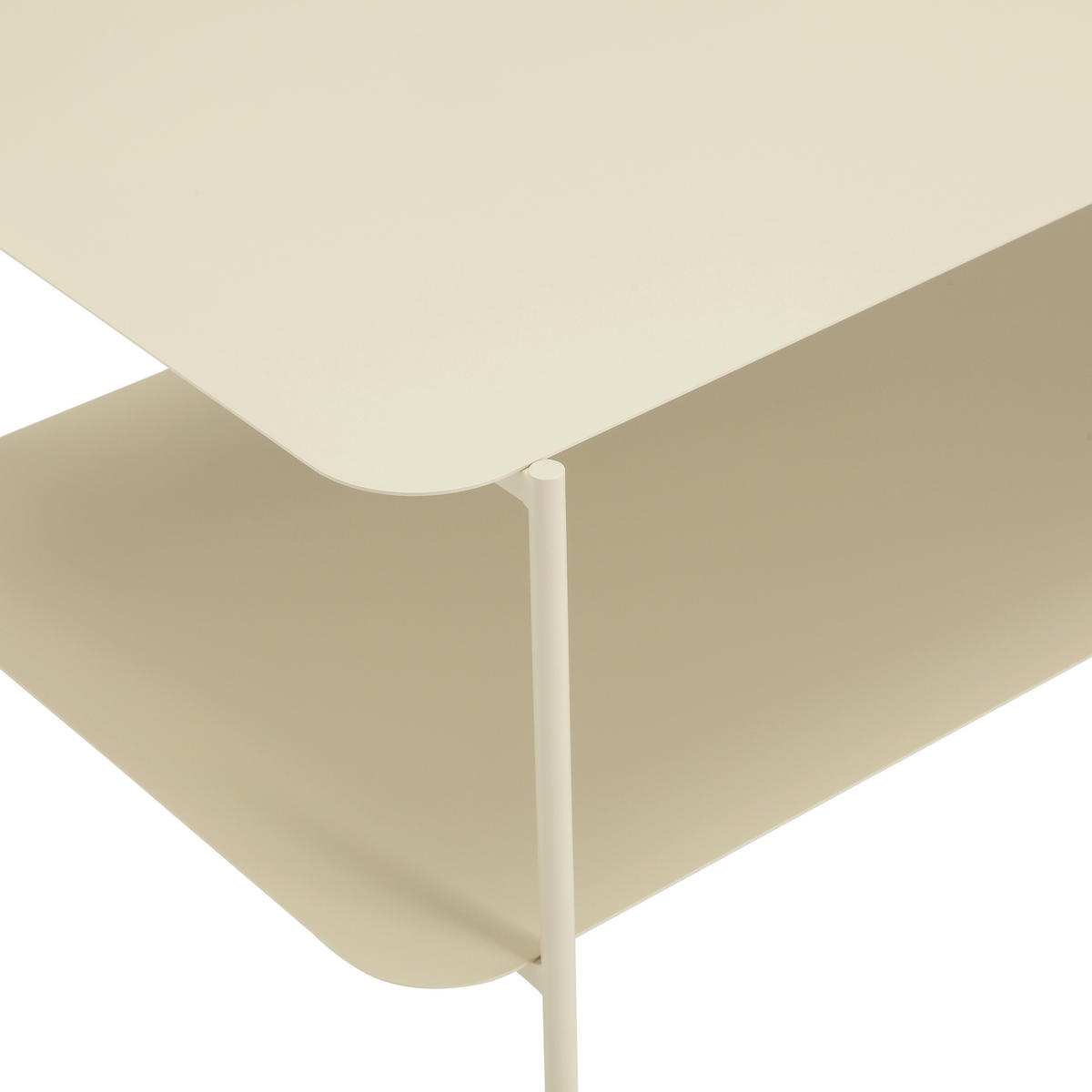 COUCHTISCH 90/58,4/40 cm rechteckig Kaschmir  - Kaschmir, Design, Metall (90/58,4/40cm) - Carryhome