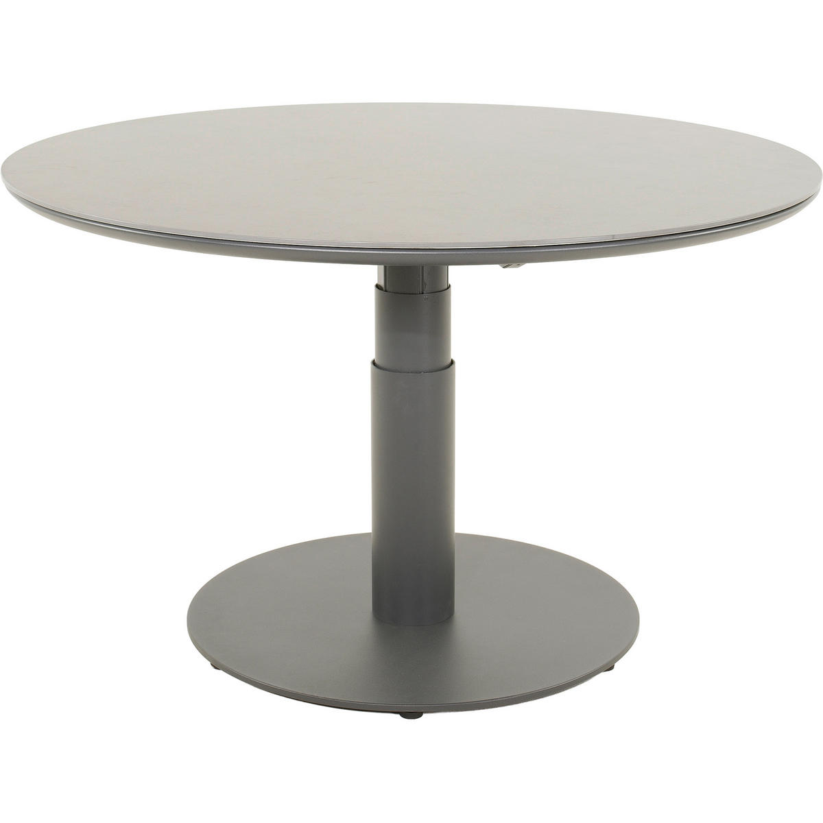 GARTENTISCH Metall, Keramik  - Anthrazit, MODERN, Keramik/Metall (120/51-74cm) - Ambia Garden