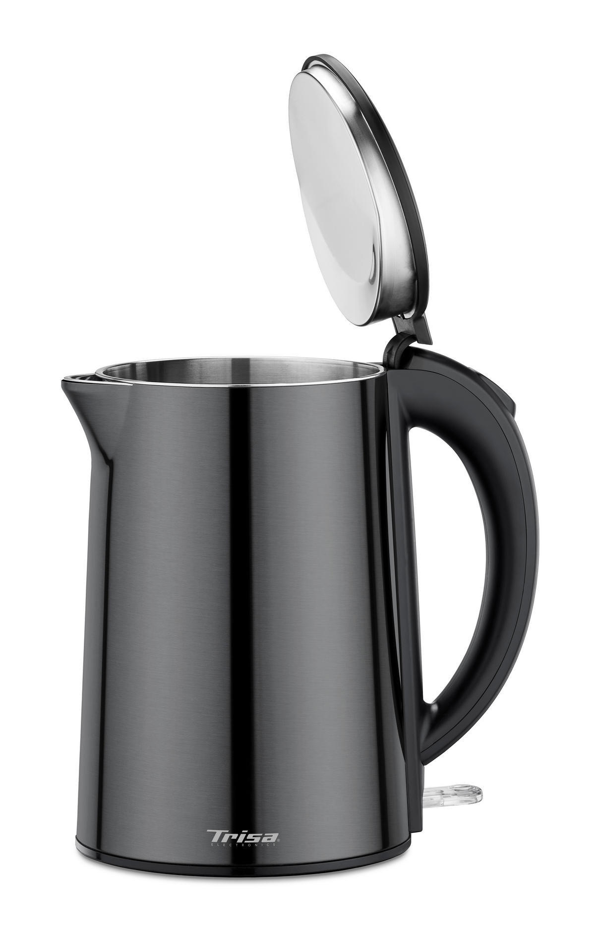WASSERKOCHER 1.5 L  - Anthrazit, Basics, Metall (1,5l) - Trisa Electronics